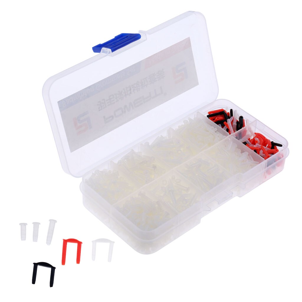1 caja/1500 piezas Universal raqueta de bádminton arandelas para raqueta ojetes reemplazo Stringing accesorios equipo de engranajes: White as described