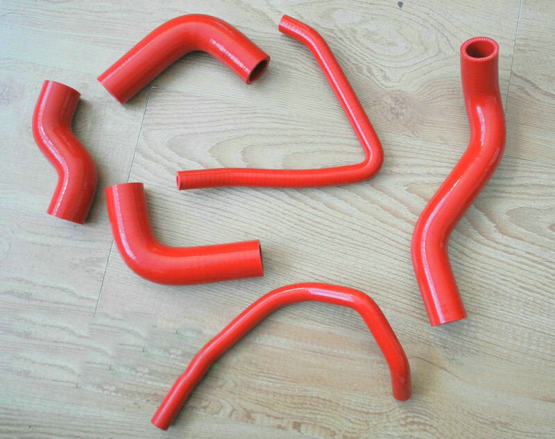 Coolant Pipe Silicone Radiator Hose For Kawasaki Z1000 Z-1000 Z1000A 2003 2004 2005 2006 kit 03 04 05 06: RED