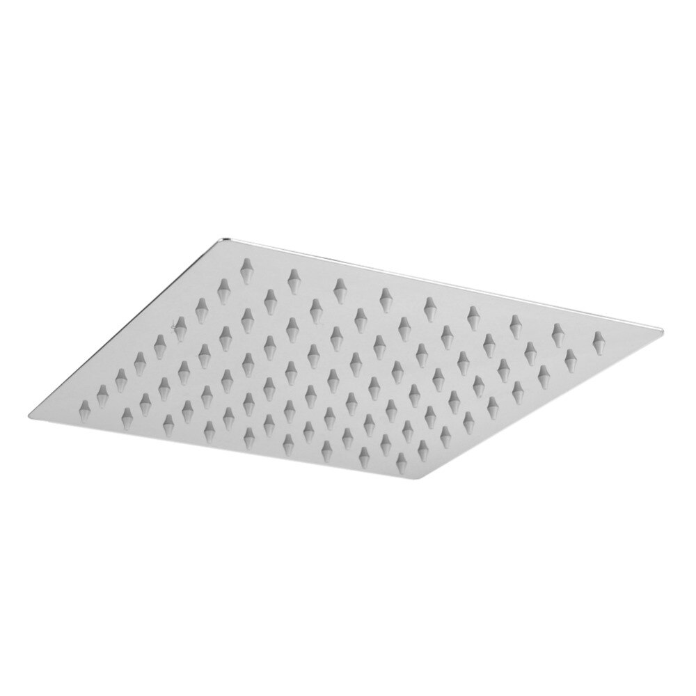 G1/2“ Square Shower Head Stainless Steel Rainfall Rain Shower 8inch Ultra-thin Top Sprayer Bathroom Showerhead pommeau de douche