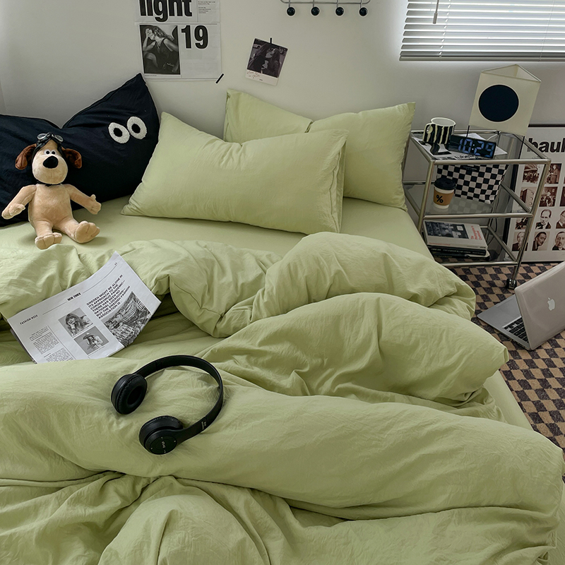 1 Stück blauer Bettbezug 150 x 200 pezo불 Nakon Vara Frances Frances Bettbezug aus gewaschener Baumwolle, Königin-Größe-Bettwäsche für Mädchen-Jungenzimmer (Kissenbezug. Bestellen Sie benötigen): König / Lila