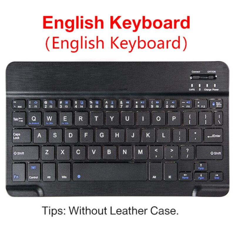 Keyboard Case Voor Lenovo Tab M10 Plus Tb-X606F TBX606X Draadloze Toetsenbord Voor M10 Fhd 2nd Gen Bluetooth toetsenbord Cover: only Englishkeyboard