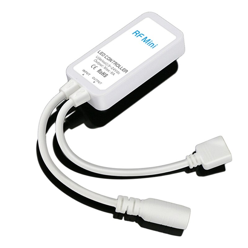 LED Controller Wireless Radio Frequency RF Ultra-Thin Mini Press Full-Color RGB Light Strip Controller