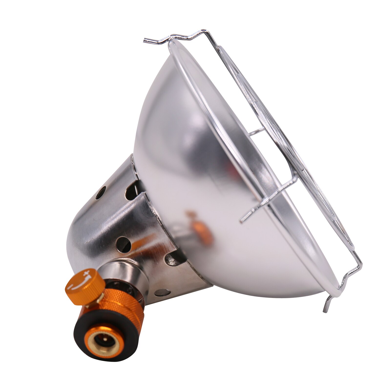 Portable Gas Heater Control Valve Gas Tank Holder Winter Warm Outdoor Camping Equipment Heating Stove with Support