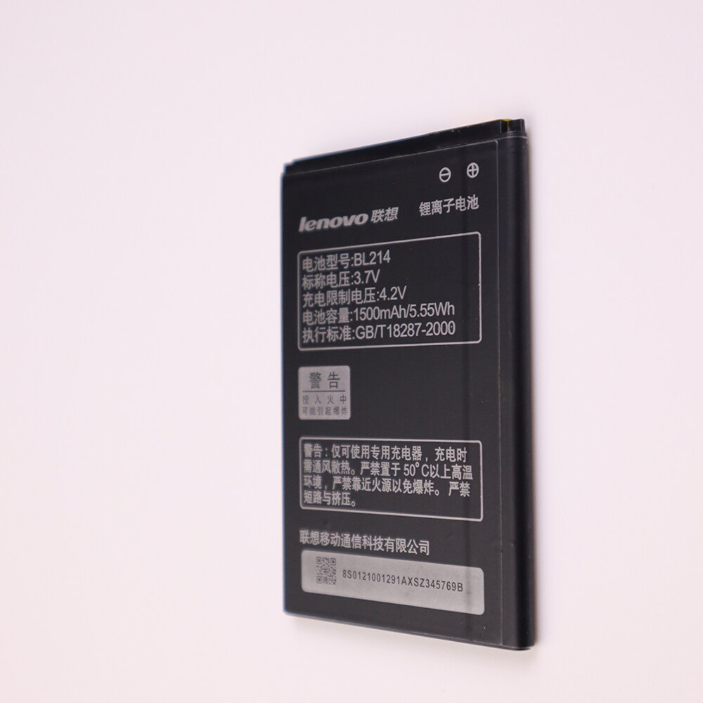 100% Originele 1500Mah Bl 214 Batterij BL214 BL-214 Voor Lenovo A316 A316I A360E A365E A66