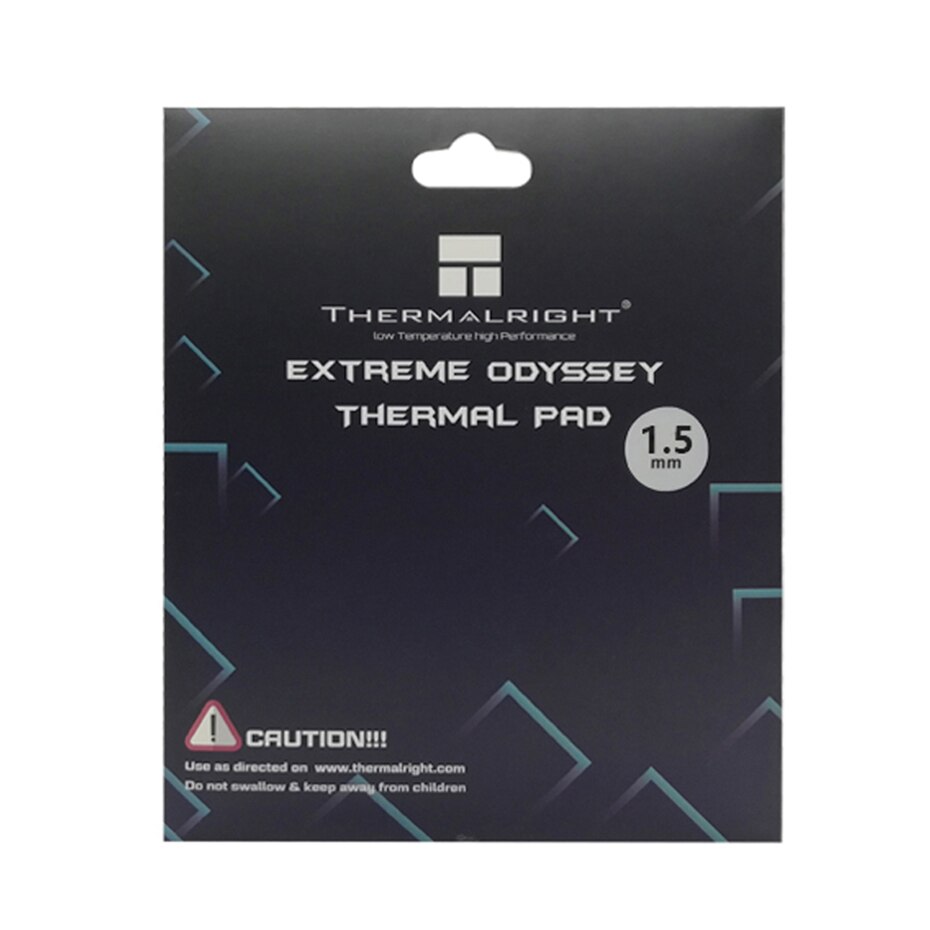 Thermalright ODYSSEY Thermal Pad on-conductive Silicone grease pad 12.8W/mK for GPU/RAM/Motherborad/SSD 120x120mm Original pad: 120x120x1.5mm