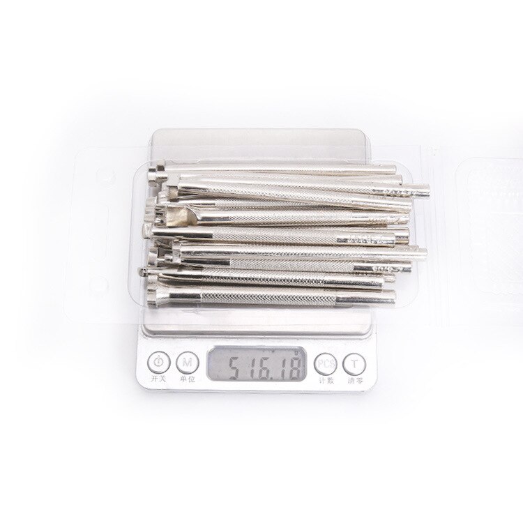 20Pcs Leather Printing Stamper Set Staal Punch Metalen Leer Ponsen Gereedschap Voor Diy Leather Craft Naaien Gereedschap