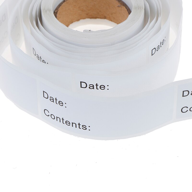 125pcs Food Storage Labels Refrigerator Freezer Labels Adhesive Label