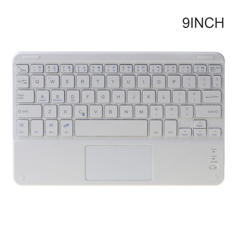 7/9/10 Inches Wireless Bluetooth Lightweight Keyboard with Touchpad Cellphone Tablet Keyboard Portable Travel Keypad