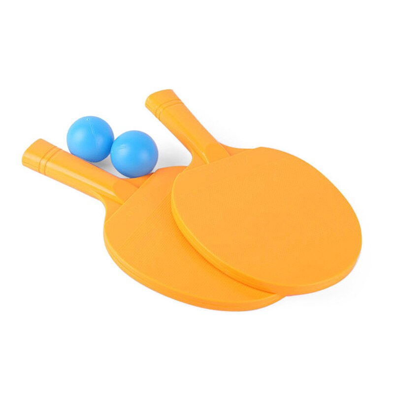 2 PCS Children Table Tennis Rackets With Two Table Tennis ABS Table Tennis Bats For Kids Family Game Exercising Hands Feet TXTB1: 03