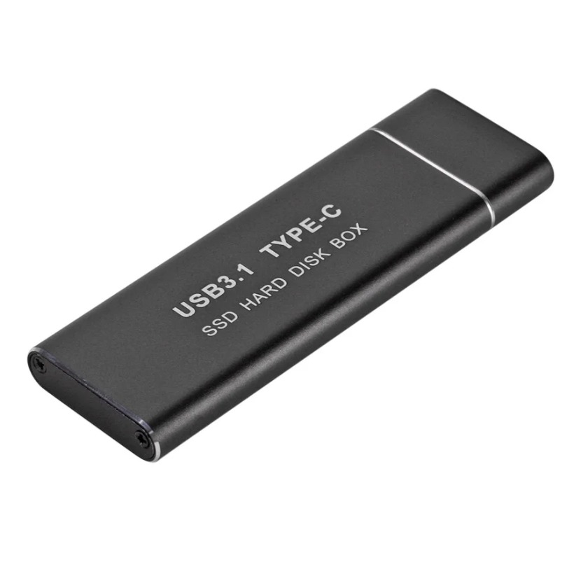 MnnWuu USB 3.1 Type-C to M.2 NGFF SSD Mobile Hard Drive Disk Box 6Gbps External Enclosure Case for m2 SATA SSD USB 3.1 2260/2280