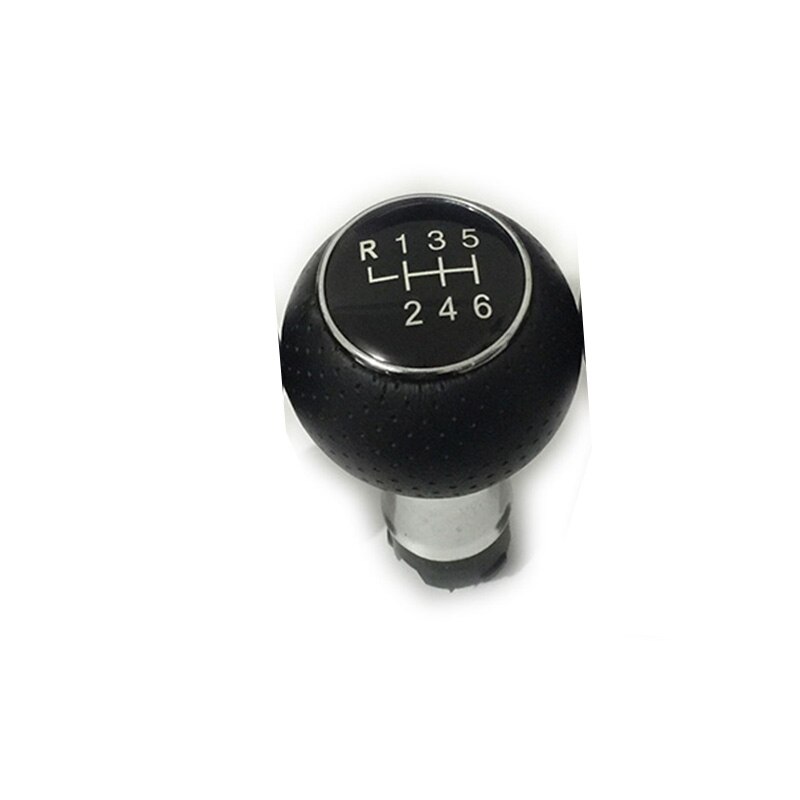 Para Skoda Octavia A5 MK2 1Z5 sedán y Combi 2004, 2005, 2006, 2007, , 5 velocidad perilla de caja de cambios con Bota de cuero: 6 speed knob