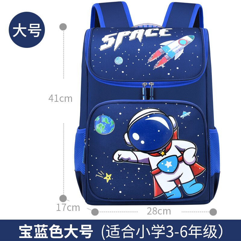Kinderen Schooltassen Voor Meisjes Jongens Orthopedische Rugzak Kids Rugzakken Schooltas Basisschool Rugzak Kids Book Tassen Mochila: large blue