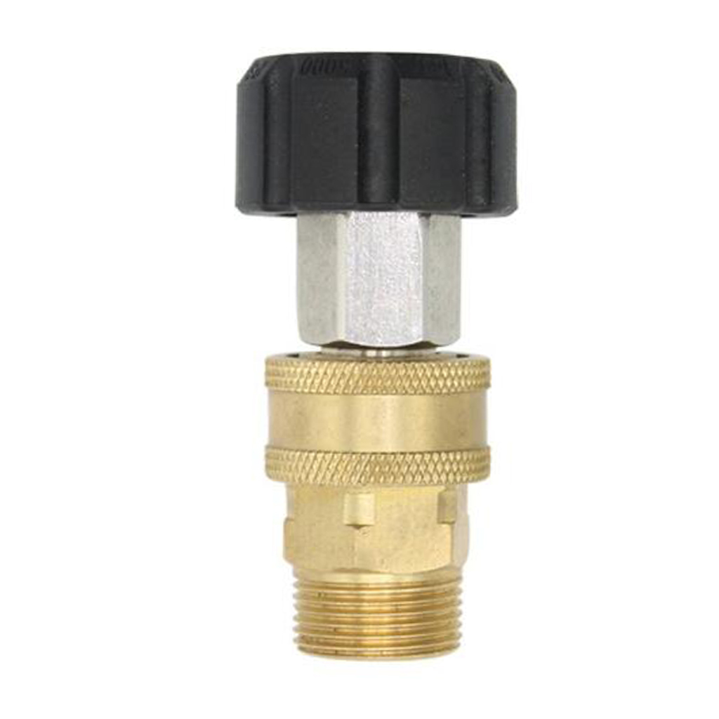 Hogedrukreiniger Connector M22 Om 1/4 Inch Mannelijke Adapter Koppeling, Messing