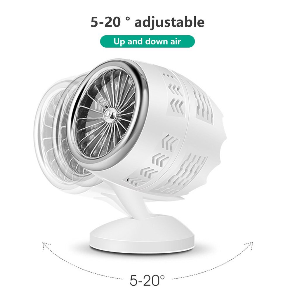 USB doppel blatt Turbo Mini Fan kreative nette Mini Fan 2-blatt Fan lüfter für büro für hause für Auto verwenden