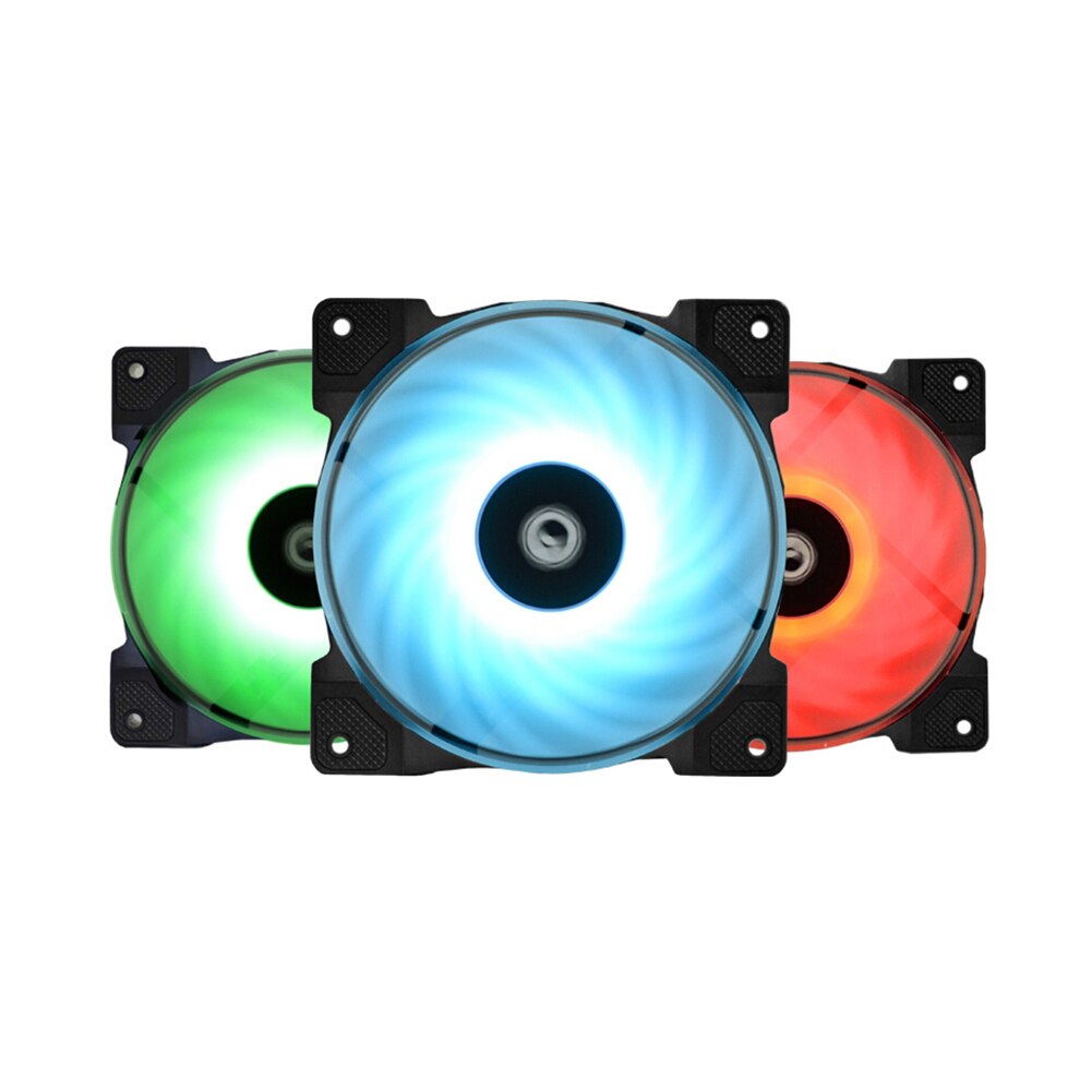 3pcs/Set 12cm Cooling Fan Lighting Mute Cooler Household 4Pin PC Case 12V RGB Computer Accessories for ID-COOLING