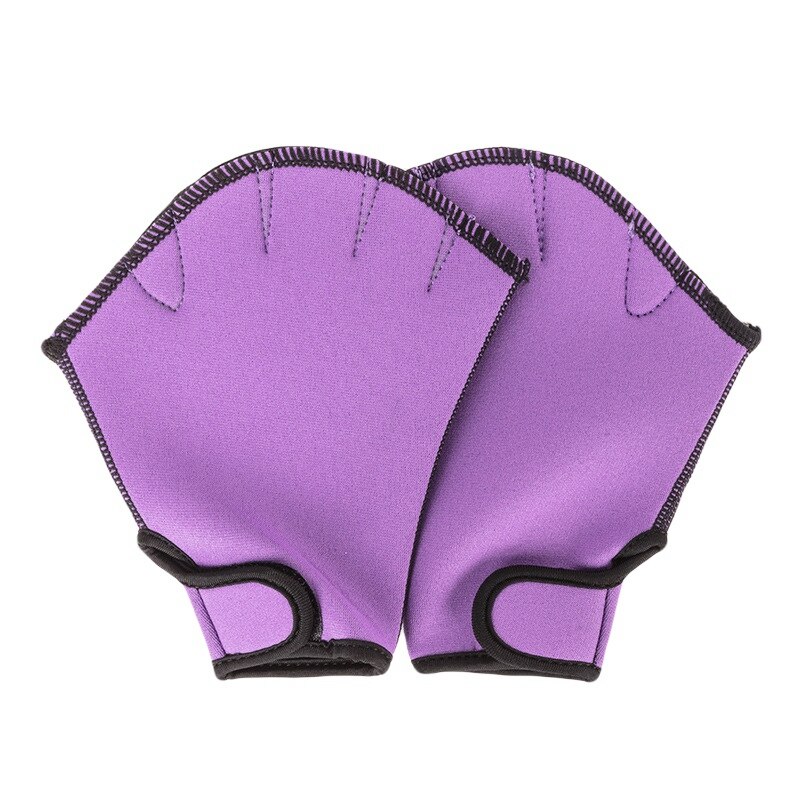 Schwimmen Handschuhe Surfen Tauchen Netze Wasserdichte Handschuhe Schwimmen Ausbildung Tauchen Handschuhe NEUE!: Purpurrot / L