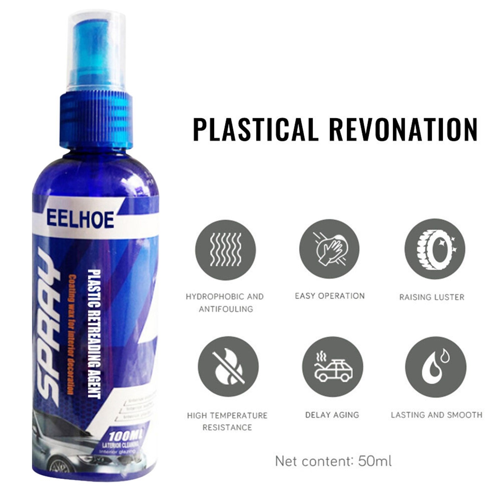 30/ 100Ml Auto Nano Coating Middel Spuiten Anti Scratch Hydrofobe Polish Bekledingmiddel Auto Coating Spray Wax Schoonmaken vloeibare