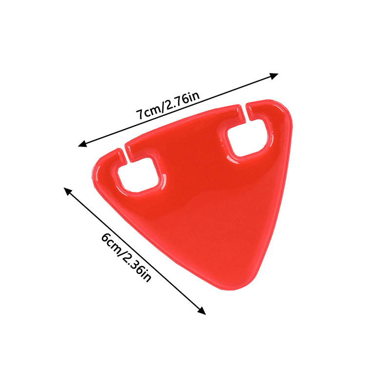 1 STKS Heldere Fietsen Reflector Draagbare Road Fiets Reflector Ultralight MTB TPU Reflecterende Driehoek Fietsaccessoires