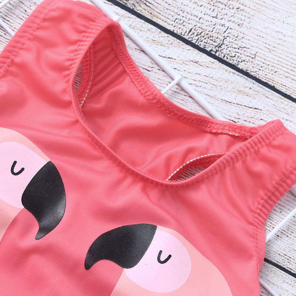 Girls Swimwear Kids Swimsuit Cute Cartoon Bird Baby Girl Bathing Suit One Pieces Bikini Swim Wear For Children Beachwear