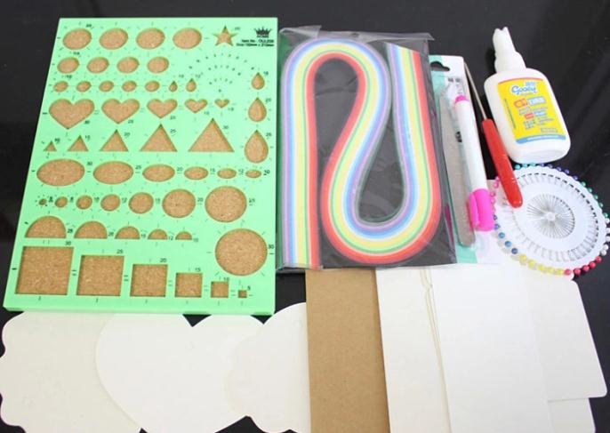 Quilling Tool Set, 5 pcsTools & 150 stks Quilling Papier voor plakboek, scrapbooking papier, Thuis Decortaion, origami papier