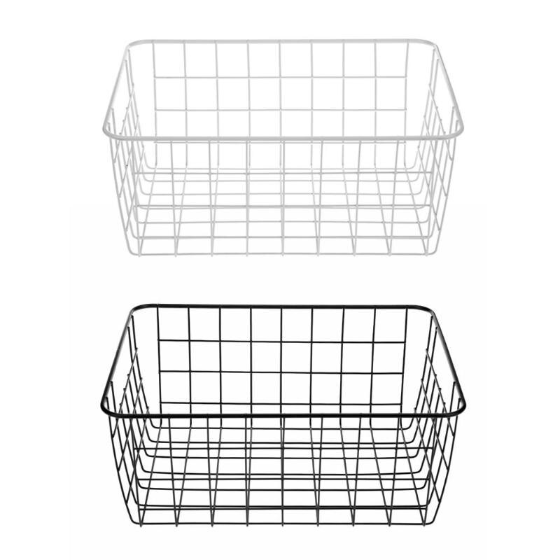 jern Kunst rutenett oppbevaringskurv husholdning stasjonær metall arrangør holder stasjonære bokstøtter lagringsstativer hjem rangement container