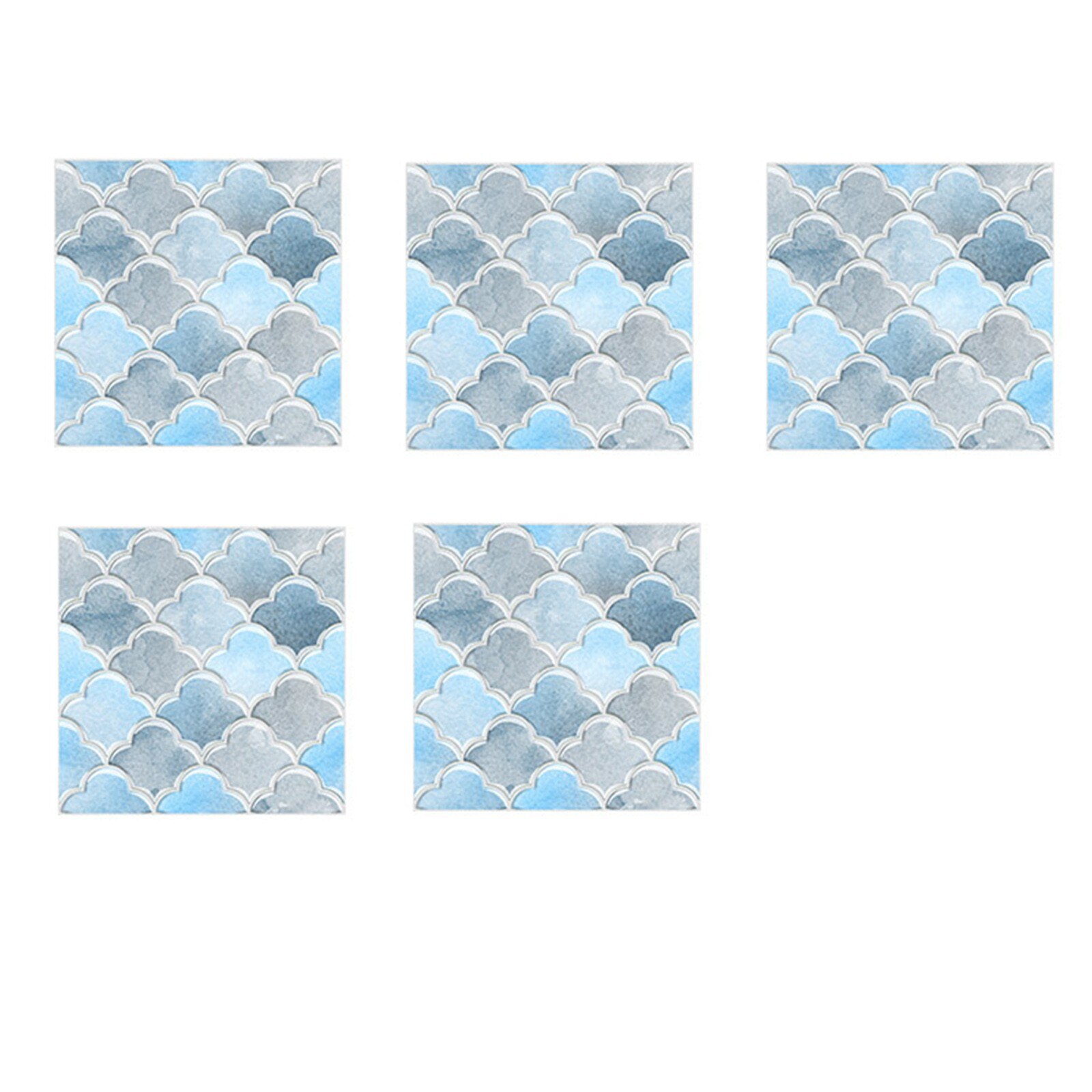 Mozaïek Tegel Zelfklevende Muur Sticker 5Pcs 10X10Cm Keuken Behang Muurschilderingen Waterdicht Stickers Woonkamer badkamer Decoratie: B