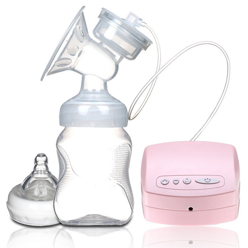 Tiralatte elettrico massaggio automatico tiralatte Postpartum doppio allattamento al seno miscele di latte Maker accessori per bambini: Pink