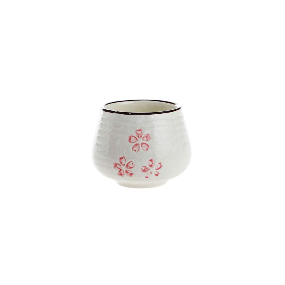 Taza de cerámica de vidrio para Bar, restaurante, estilo japonés, vaso de cristal para vino, Whisky, Vodka, taza de café: A