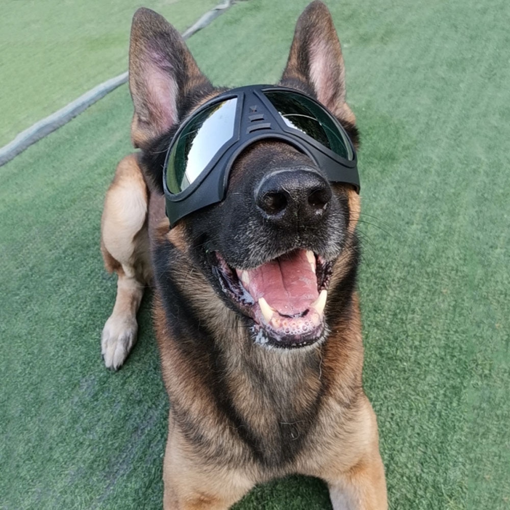Pet Masker Bril Waterdichte Sneeuw-Proof Zachte Pvc Materiaal Hond Bril Sunglasse Hond Levert Verstelbare Voor Medium &amp; grote Hond