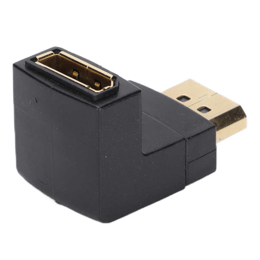 90 Degree 4K Displayport 1.4 Converter Right Angled DP Adapter UP Down for HD Display Projector
