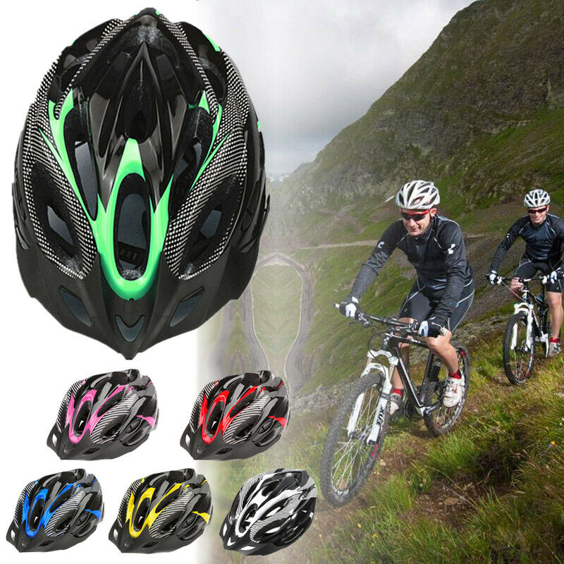 Unisex 6 farver cykelhjelme mat sorte mænd kvinder cykelhjelm mountain road cykel integreret støbte cykelhjelme