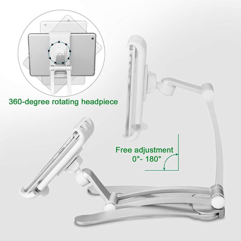 Muur bureau tabletstandaard keuken tablethouder aluminiumlegering smartphonehouders