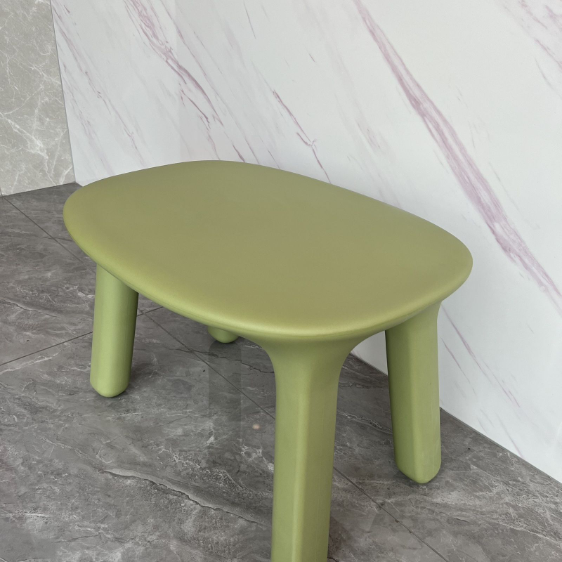 Sillas de plástico ecológicas nórdicas para exteriores, banco pequeño con respaldo de , muebles de sala de estar, tocador, Taburetes