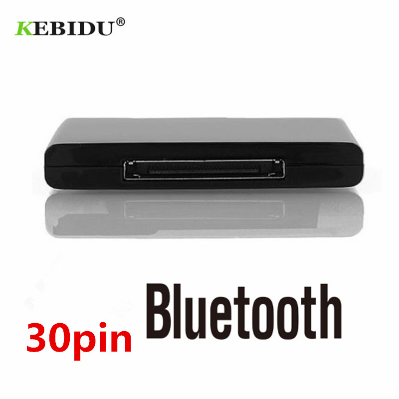 KEBIDU Bluetooth v2.1 A2DP Muziek Ontvanger Adapter 30 Pin Dock Connector voor iPad iPod iPhone Apple speaker 30 Pin Ontvanger