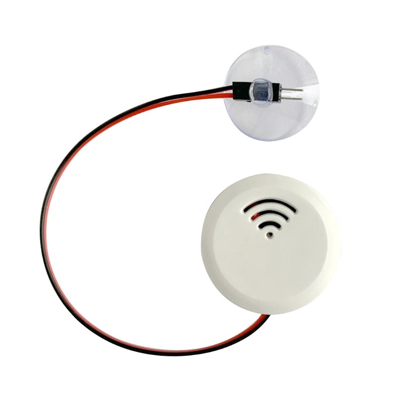 50LB Water Level Sensor Water Leak Detector Water Alarms with Probe for Aquarium Fish Tank Powered by Button Batteries