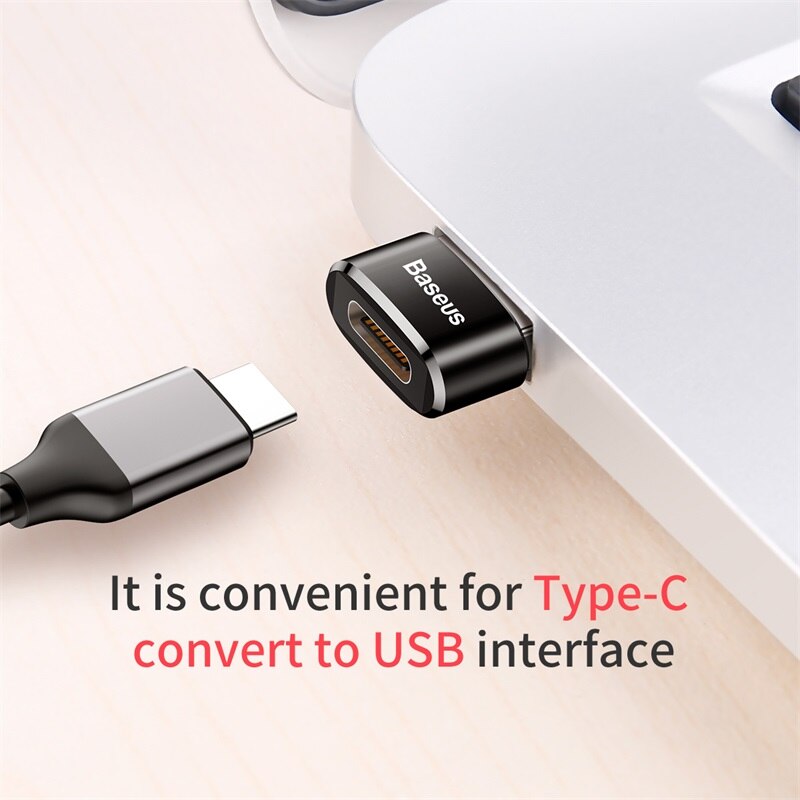 Baseus USB Type-C OTG Adapter USB C Male Naar Micro USB Vrouwelijke Kabel Converters Voor Macbook Voor Samsung huawei USB Naar Type C OTG