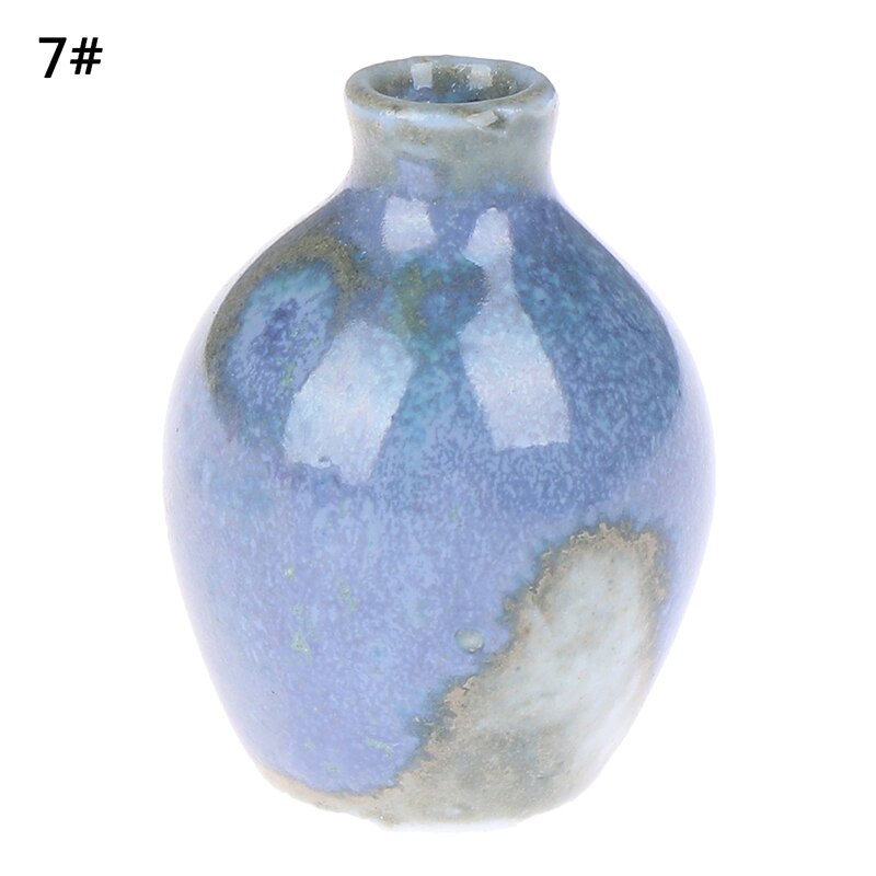 2.5 centimetri FAI DA TE Casa di Bambola Fatta A Mano Da Cucina in Ceramica Ornamento deco Vaso miniatura Casa Delle Bambole 1:12 mini Vaso di Ceramica