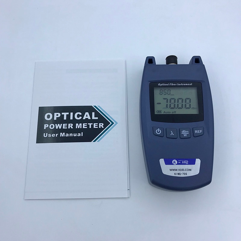 Ftth Mini Optische Power Meter King-70S Type Een Opm Glasvezel Kabel Tester -70dBm ~ + 10dBm Sc/fc Universele Interface Connector