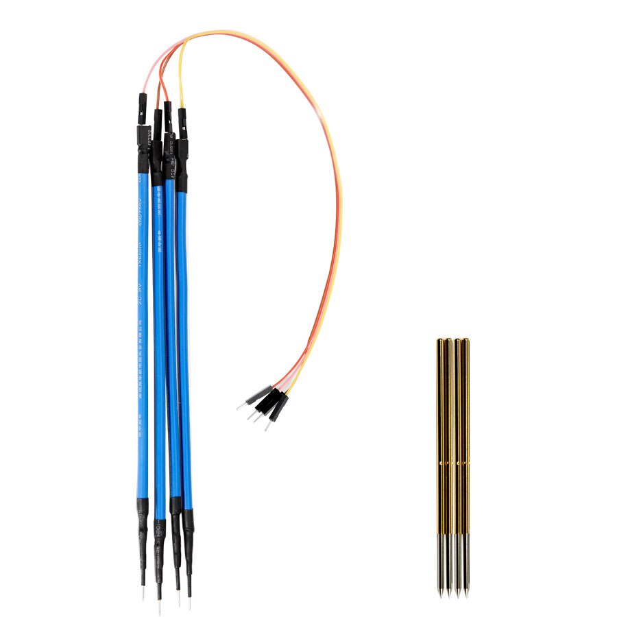 LED BDM Frame Mesh Assistant With 4 Probe Pens Works For KESS/KTAG/FGTECH/BDM100/Dimsport BDM Adapters ECU Remap Bracket: 4pcs Probe Replace