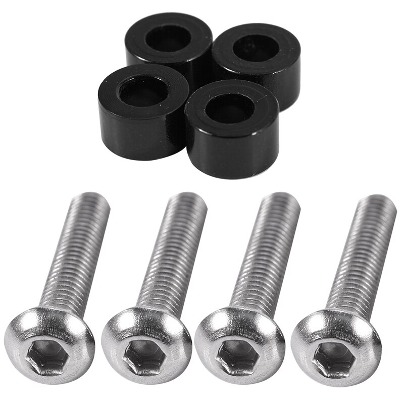 4PCS for SCX10 Aluminum Shock Mount Lift Surge Seat Adjustment Seat-HR Axial SCX10 Lower Shock Mount Lift Kit