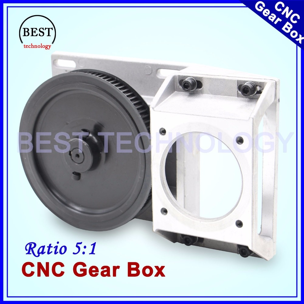 CNC Gear Box Ratio 5:1 suitable Gearbox Helical teeth/ Straight teeth gearbox 1.25 module synchronous wheel reducer box 1.25M