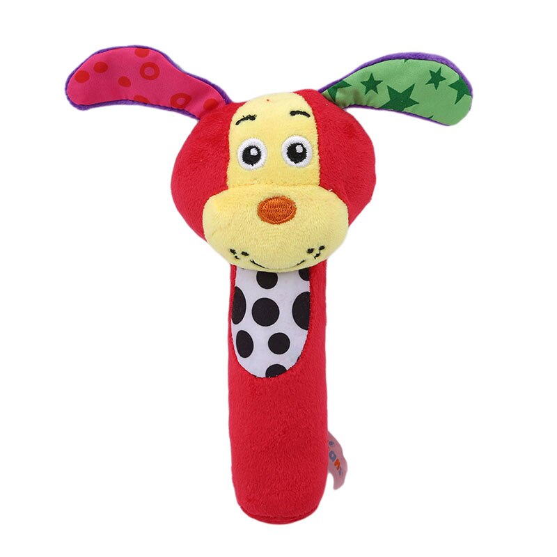 2019 nuovo Stile di Crepitio del bambino Del Fumetto Campane A Mano Giocattolo Della Peluche Musica Sonaglio Massaggiagengive bambino Giocattoli Educativi