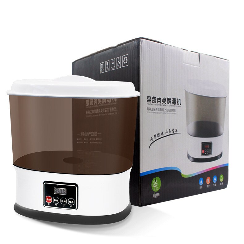 10L Household Fruit and Vegetable Ozone Washing Machine Ozone Disinfection Washer Sterilizer Sterilizing Detoxification Machine