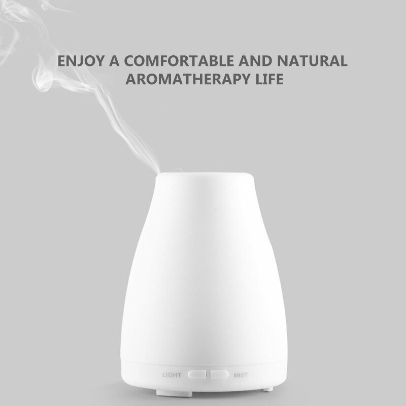 Mini Humidifier Night Light Electric Air Diffuser Ultrasonic Atomizer Desktop Essential Oil Aromatherapy Machine Adjustable