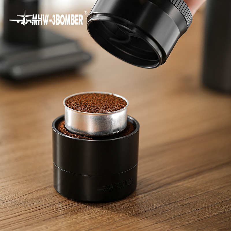 MHW-3BOMBER Cycloon Koffie Distributeur voor Moka Pot Breed aanpasbare Mokka Pot Distributeur Professionele Gereedschappen voor Thuis Barista's