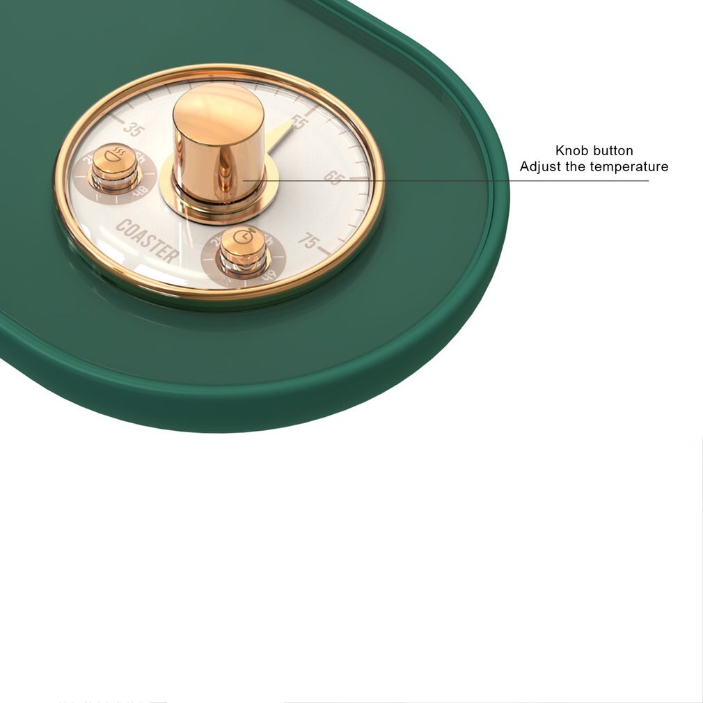 USB Cup Heater Cup Warmer Plate Smart Thermostatic Cup Coaster 3 Gear Appointment Heating Mat Pad For Coffee Milk Tea