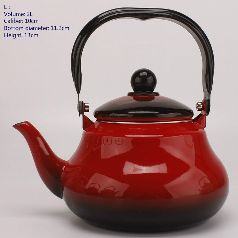 Emaille Theepot. Emaille Ketel. Emaille Ketel. Europese Stijl. Volume 1.5l-3l: L-2L