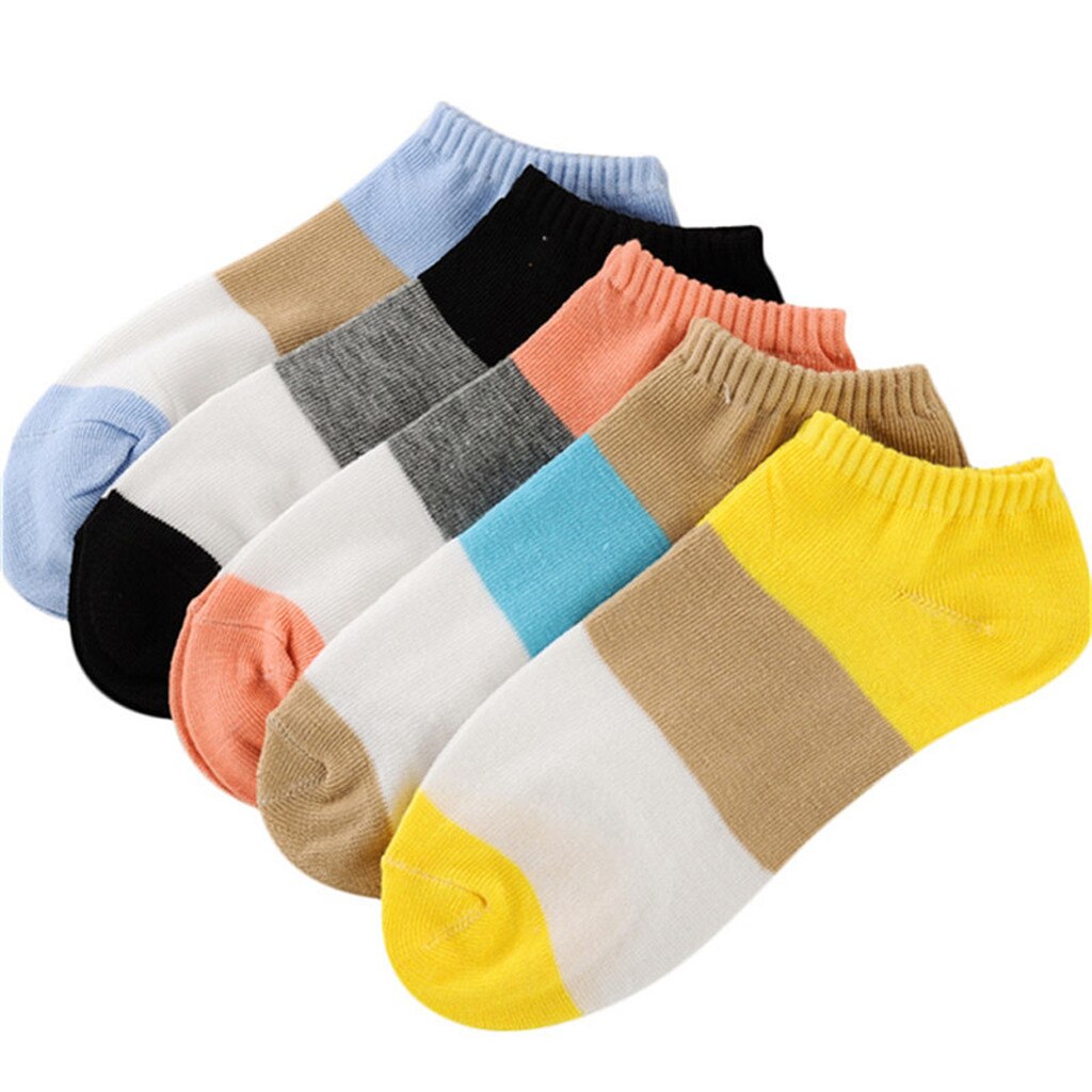 Ms. Summer tri-color cute shallow mouth short tube female breathable socks low to help boat sock Sports Socks A30827