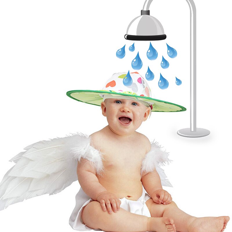 Wassen Haar Schild Caps Baby Hoed Zacht En Veilig Peuter Kids Shampoo Zwemmen Leuke Verstelbare Douche Beschermen Cap