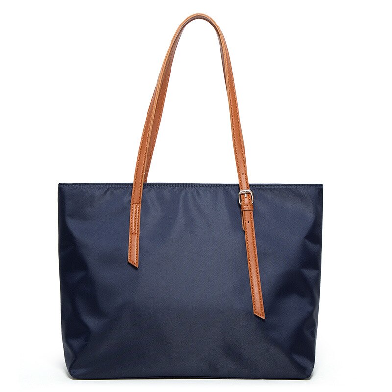 Bolso de mano de gran capacidad, bolsa de mano de tela Oxford, portátil, a la , Europa y Estados Unidos,: Azul cielo